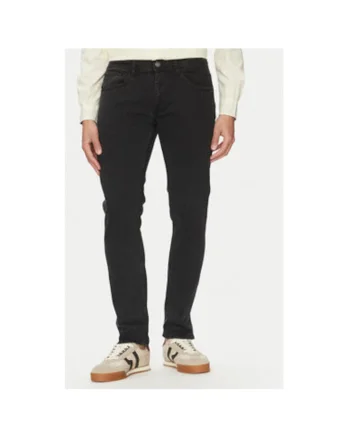 Pantaloni barbati  20717854, Bumbac/Elastan, Negru, Negru