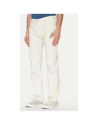 Pantaloni barbati Levi S, 00501-3279, Bumbac, Ecru, Ecru