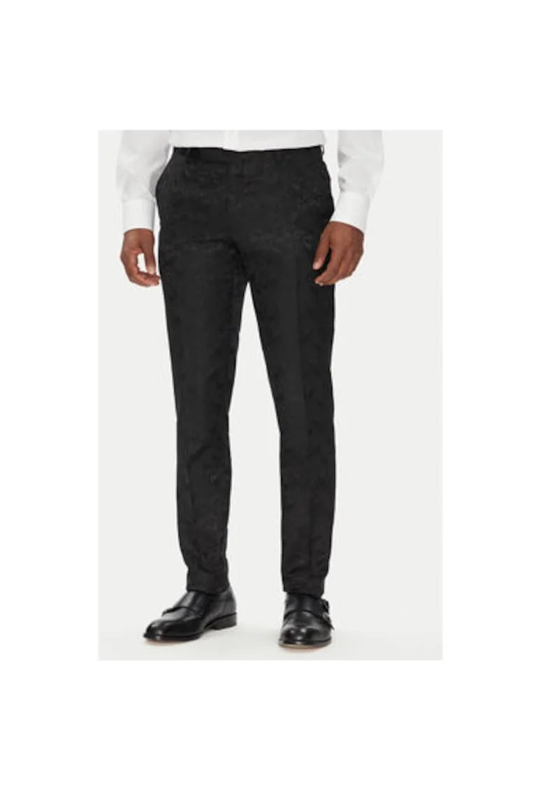 Pantaloni barbati  255002 553038, Poliester/Viscoza, Negru, Negru