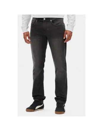 Pantaloni barbati  PM207389XG7, Bumbac/Viscoza, Gri, Gri