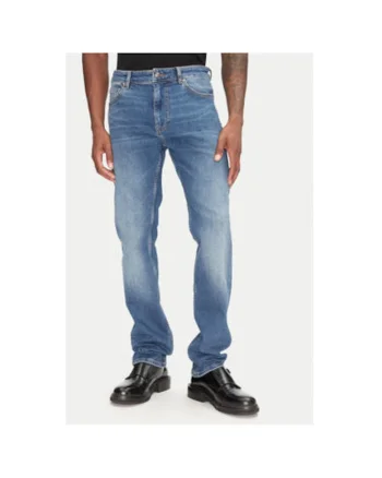 Pantaloni barbati  78OAB5S0 CDWFM, Bumbac, Bleumarin, Bleumarin