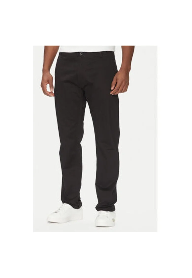 Pantaloni chino barbati G Star Raw, D25547-5126-6484, Bumbac organic/Elastan, Negru, Negru