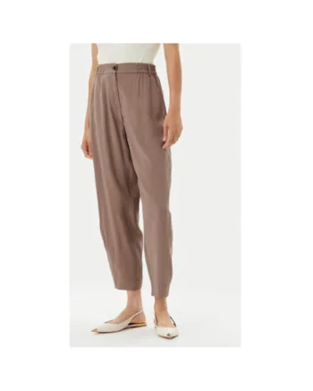 Pantaloni dama  53-5112, Rayon/Poliester, Bej, Bej
