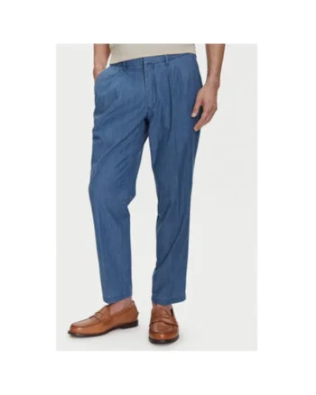 Pantaloni chino barbati  B1 19127.1366, Bumbac, Albastru, Albastru