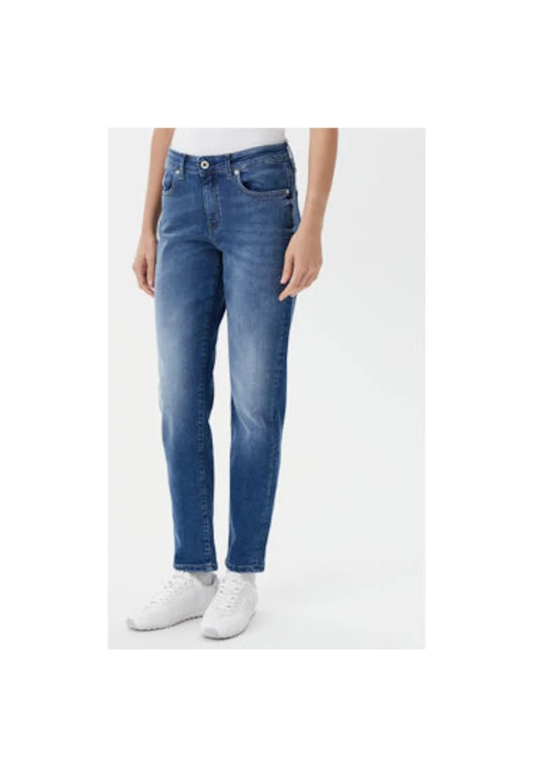 Pantaloni dama  A1W10108, Bumbac/Elastan, Bleumarin, Bleumarin
