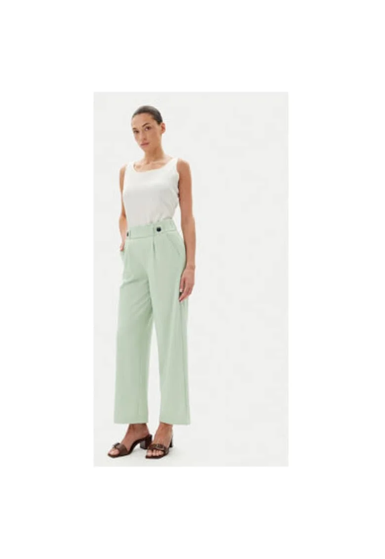 Pantaloni dama  15208430, Poliester/Elastan, Verde, Verde