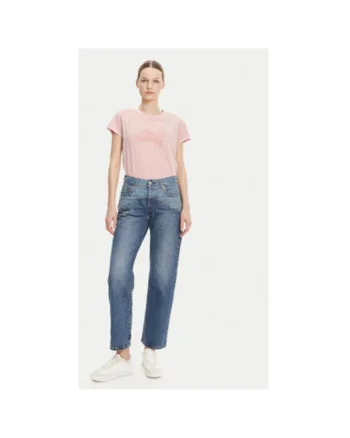 Pantaloni dama Levi S, 001V3-0001, Bumbac, Albastru, Albastru
