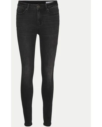 Pantaloni dama  10298722, Bumbac/Bumbac, Negru, Negru