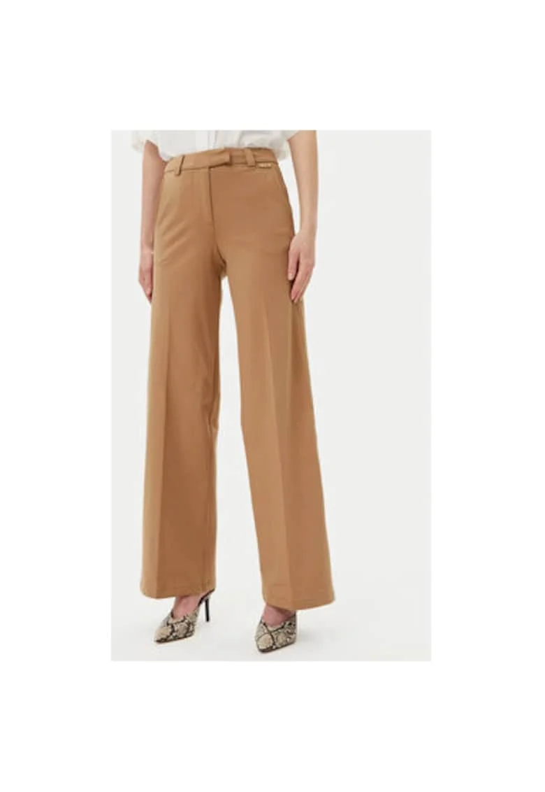 Pantaloni dama  GPP25421PA, Bumbac/Elastan, Bej, Bej