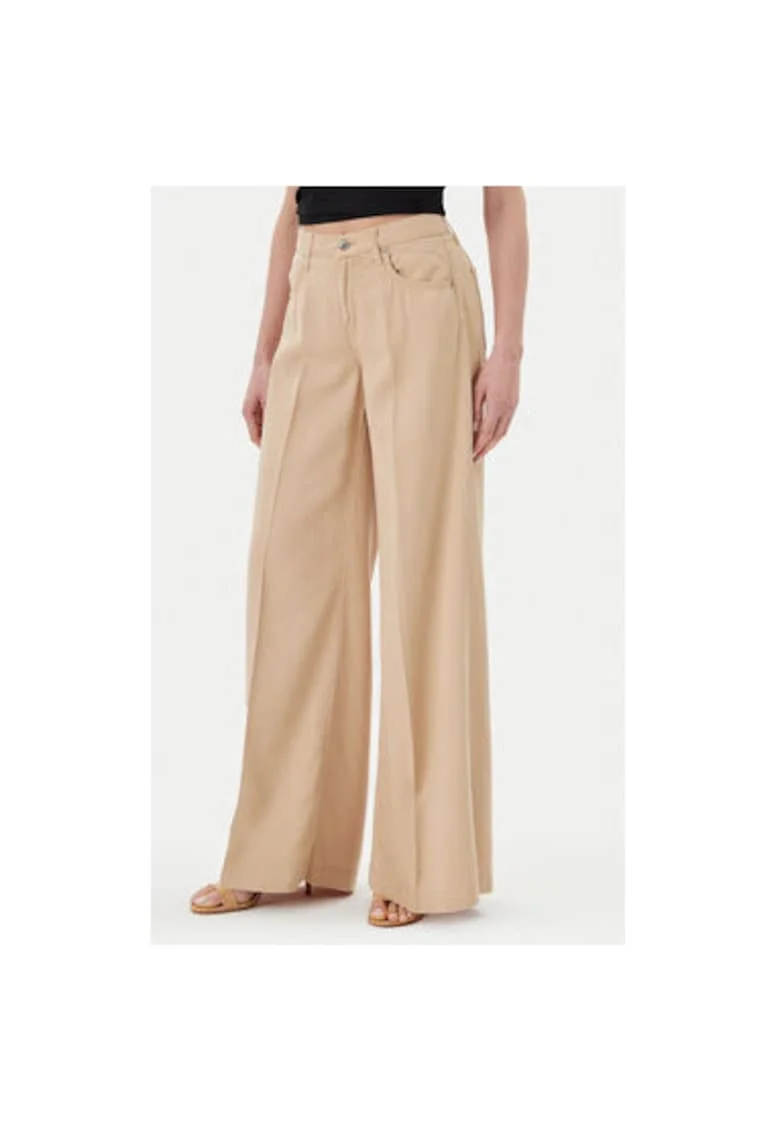 Pantaloni dama  DD5043, Lyocell, Bej, Bej