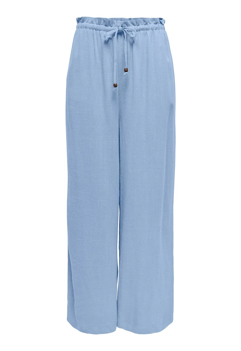 Pantaloni dama  15338672, Viscoza/In, Albastru, Albastru