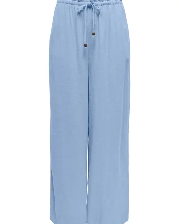 Pantaloni dama  15338672, Viscoza/In, Albastru, Albastru