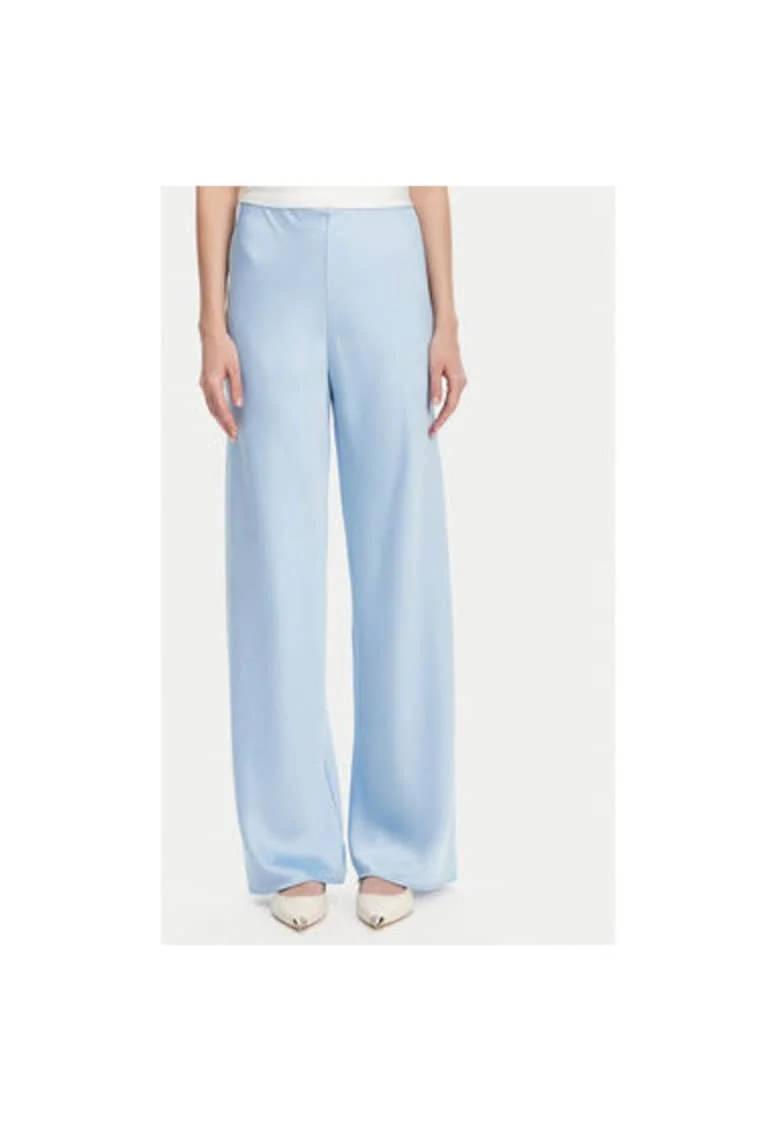 Pantaloni dama  P5R7JBA, Poliester, Albastru deschis, Albastru deschis