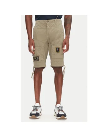 Pantaloni scurti barbati  251BE041CT1122, Bumbac, Kaki, Kaki