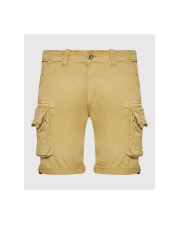 Pantaloni scurti barbati  176203, Bumbac, Bej, Bej
