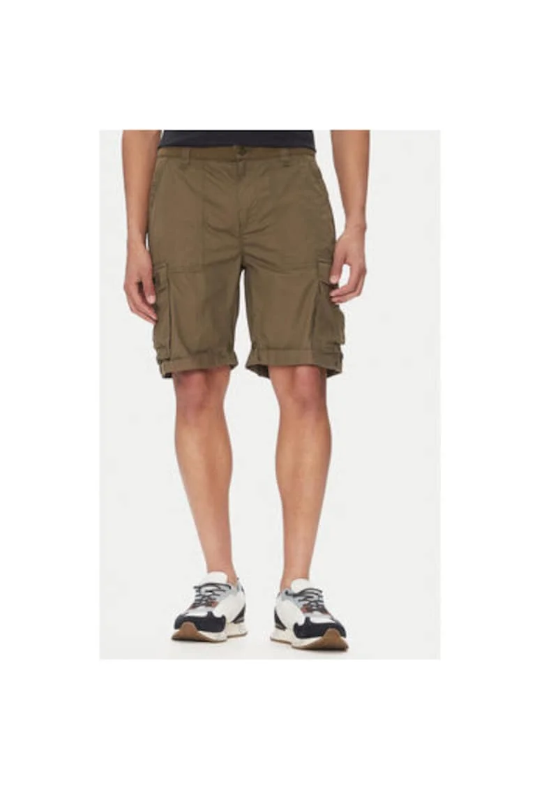 Pantaloni scurti barbati  251BE250CT3501, Bumbac, Kaki, Kaki