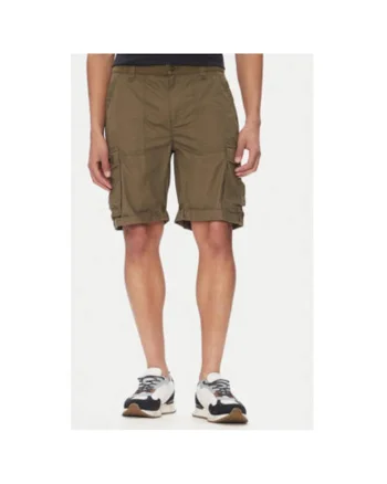 Pantaloni scurti barbati  251BE250CT3501, Bumbac, Kaki, Kaki
