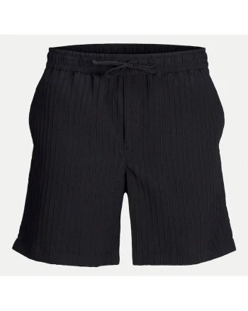 Pantaloni scurti barbati Jack Jones, 12269672, Poliester, Negru, Negru