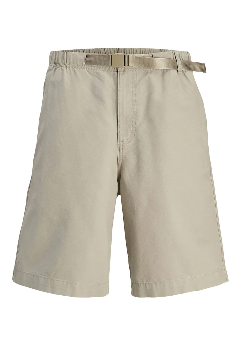 Pantaloni scurti barbati Jack Jones, 12273685, Bumbac, Bej, Bej