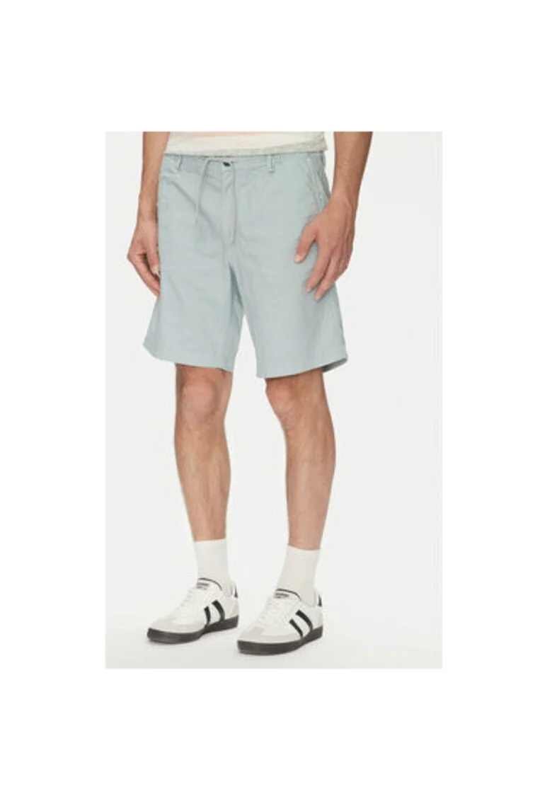 Pantaloni scurti barbati Jack Jones, 12274968, Bumbac/In, Albastru deschis, Albastru deschis