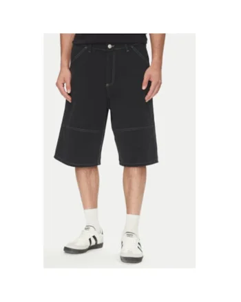 Pantaloni scurti barbati Jack Jones, 12278222, Bumbac, Negru, Negru
