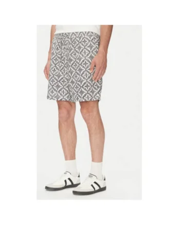 Pantaloni scurti barbati Jack Jones, 12277620, Bumbac/Viscoza, Gri, Gri