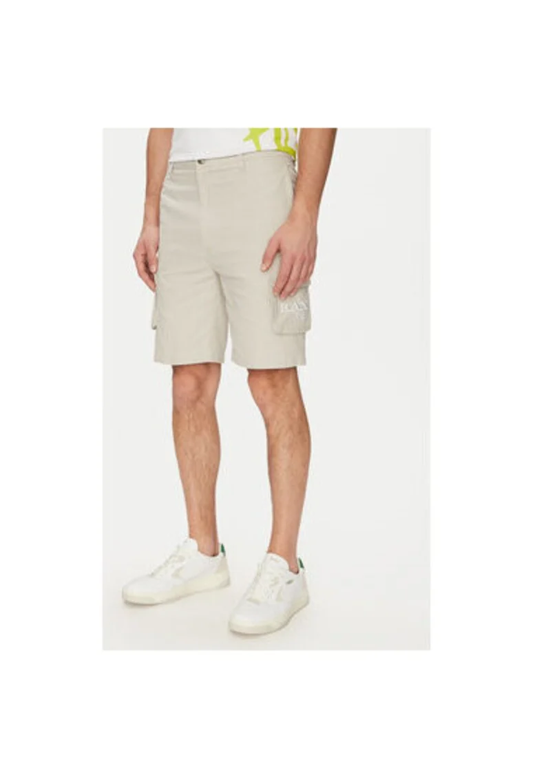 Pantaloni scurti barbati  60100045, Bumbac, Alb, Alb