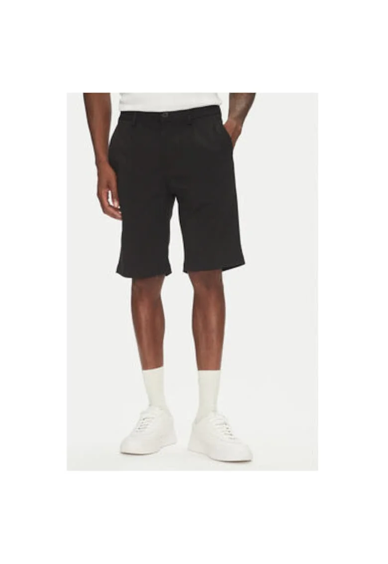 Pantaloni scurti barbati  30-506062, Poliester/Viscoza, Negru, Negru