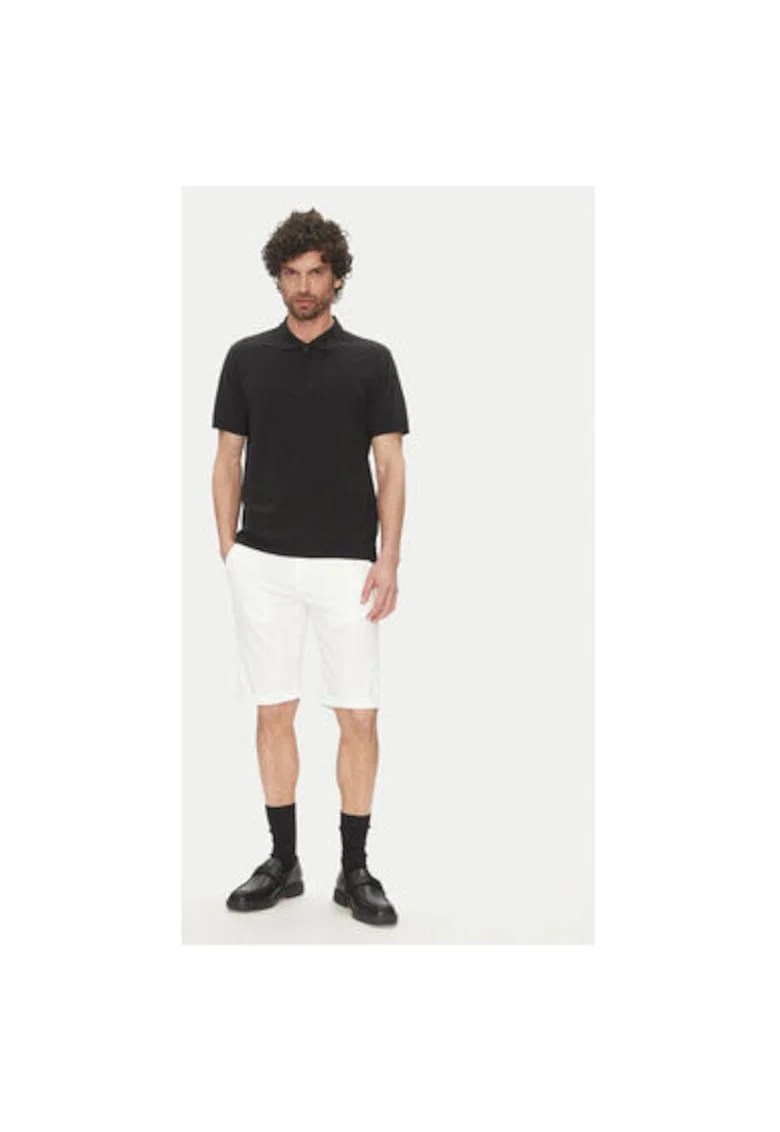 Pantaloni scurti barbati  265812 552829, Bumbac/Elastan, Alb, Alb