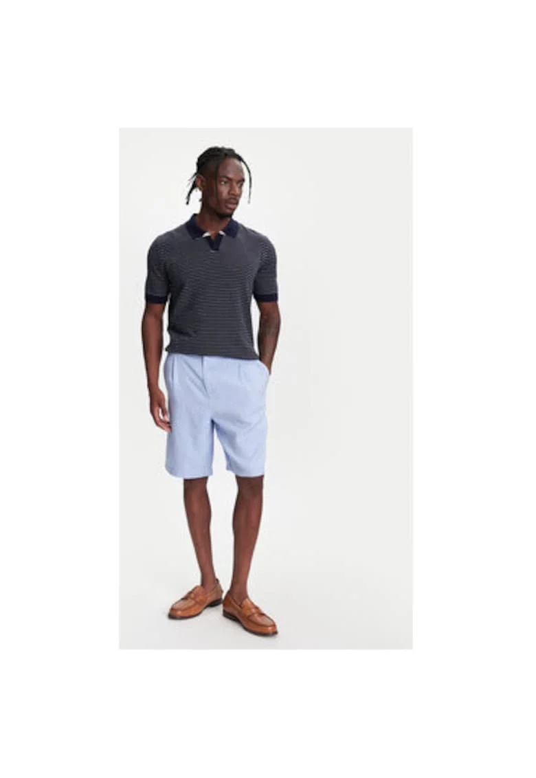 Pantaloni scurti barbati  43B3U9010, In/Bumbac, Albastru, Albastru