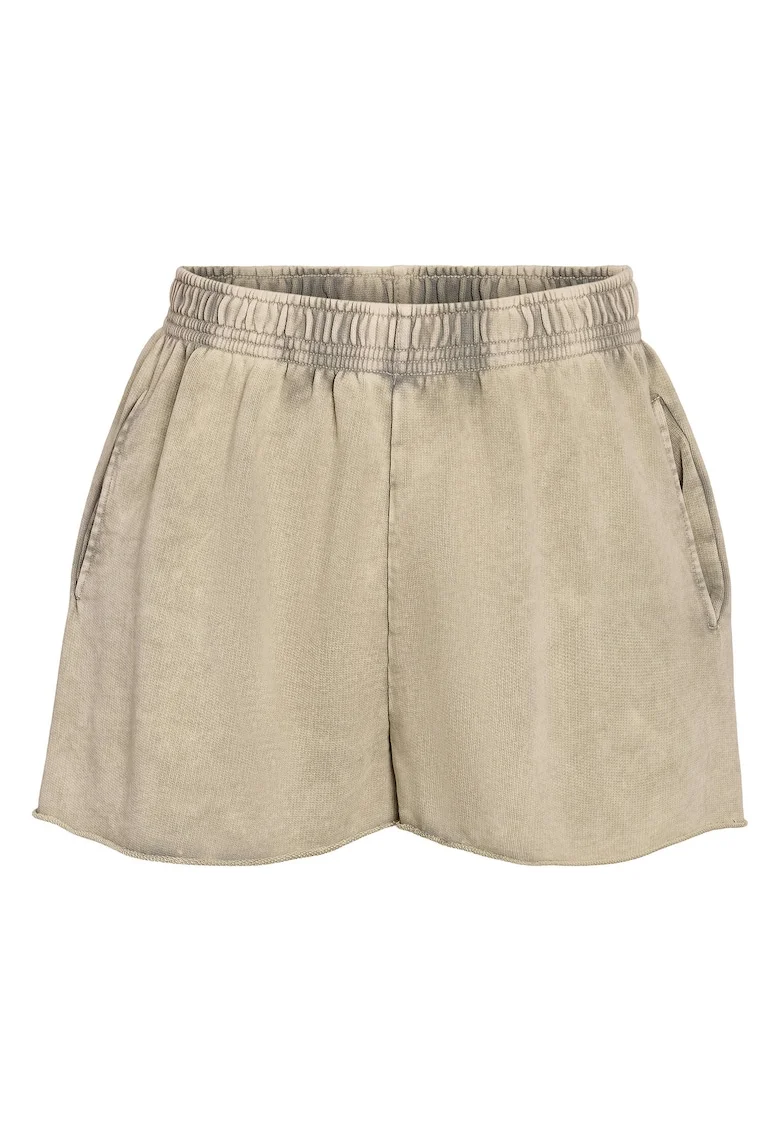 Pantaloni scurti dama  27034217, Bumbac, Bej, Bej
