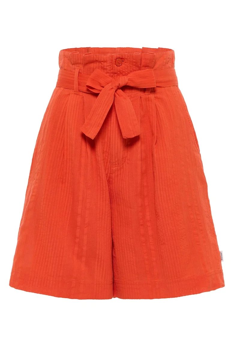 Pantaloni scurti dama  1016586, Bumbac, Portocaliu, Portocaliu
