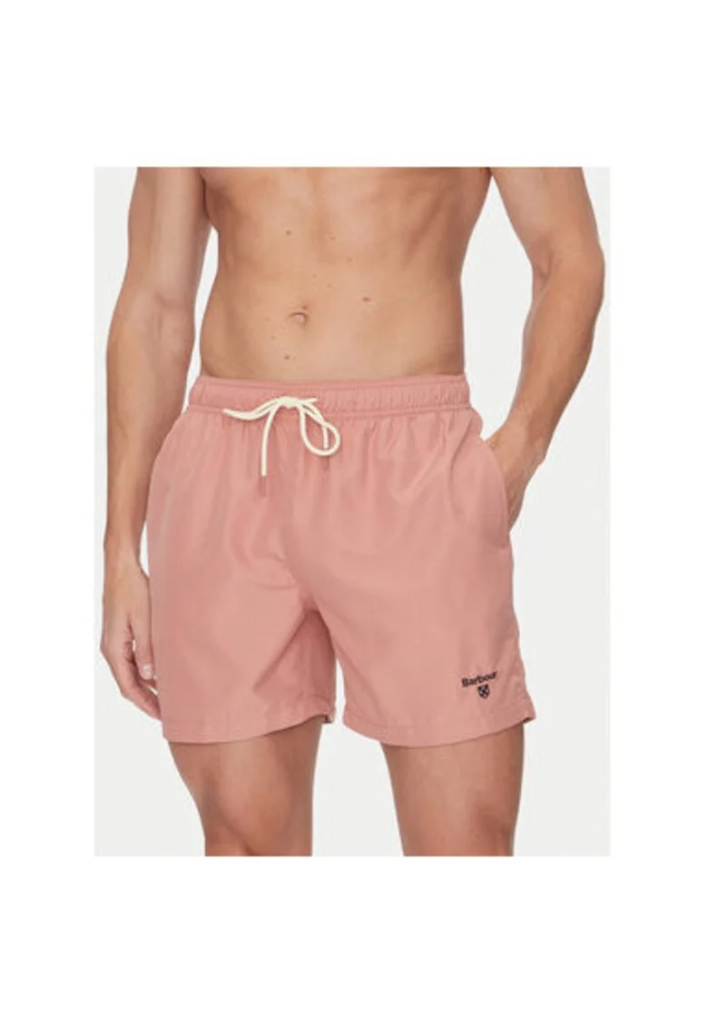 Pantaloni scurti de baie barbati  MSW0064PI55, Poliester, Roz, Roz