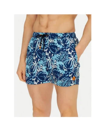 Pantaloni scurti de baie barbati  DW1222M-SIPO20, Poliester, Albastru, Albastru
