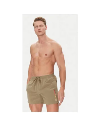 Pantaloni scurti de baie barbati  EQYJV04141, Poliester, Kaki, Kaki