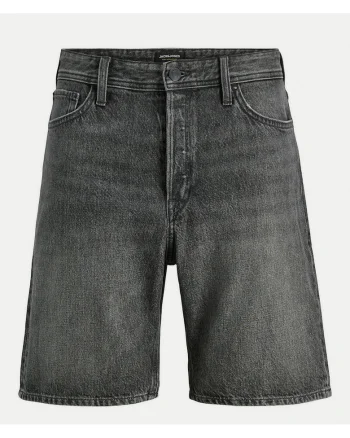 Pantaloni scurti din denim barbati Jack Jones, 12269533, Bumbac, Negru, Negru