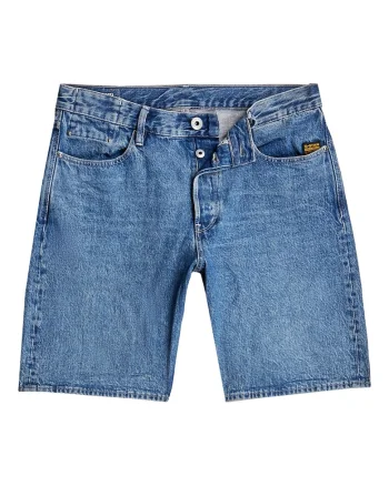 Pantaloni scurti din denim barbati G Star Raw, D24411-D436, Bumbac, Albastru, Albastru