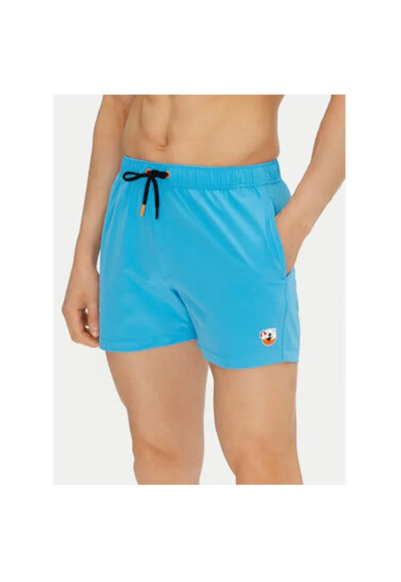 Pantaloni scurti de baie barbati  DW1222M-RIPO20, Poliester, Albastru, Albastru