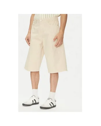 Pantaloni scurti din denim barbati Jack Jones, 12277167, Bumbac, Bej, Bej