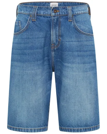 Pantaloni scurti din denim barbati  1016457, Bumbac, Albastru, Albastru
