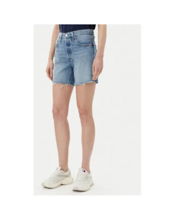 Pantaloni scurti din denim dama Levi S, A9296-0001, Bumbac/Tencel, Albastru, Albastru