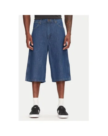 Pantaloni scurti din denim barbati  112362550, Bumbac, Albastru, Albastru