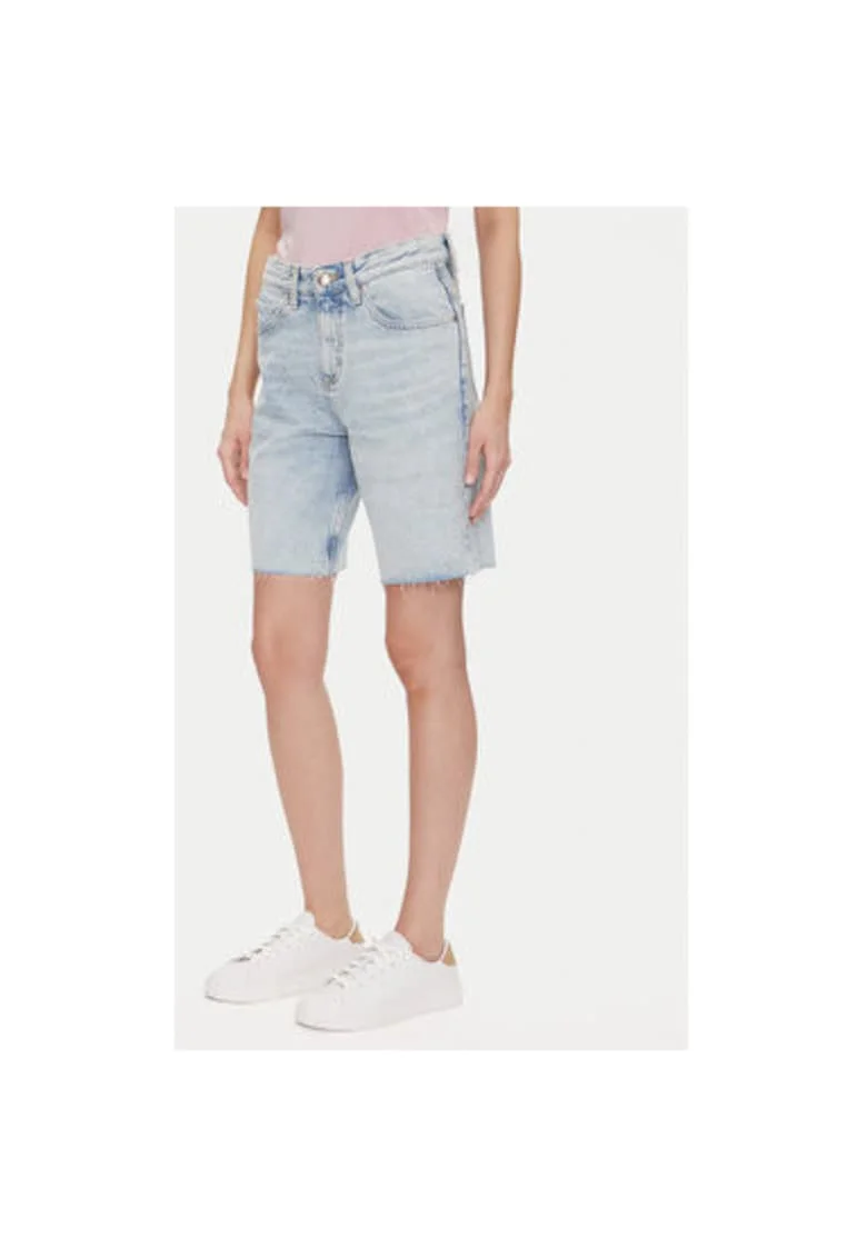 Pantaloni scurti din denim dama  112363533, Bumbac, Albastru, Albastru