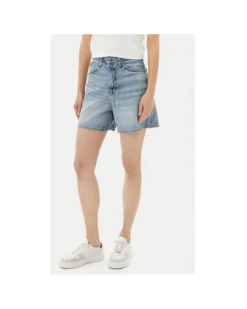 Pantaloni scurti din denim dama  112363786, Bumbac/Lyocell, Albastru, Albastru