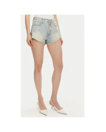Pantaloni scurti din denim dama  DD5096, Bumbac, Albastru, Albastru