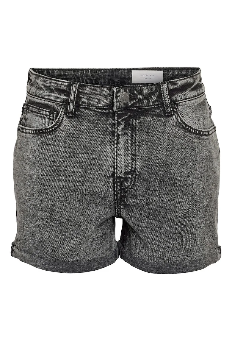 Pantaloni scurti din denim dama  27033697, Bumbac organic/Bumbac, Gri, Gri