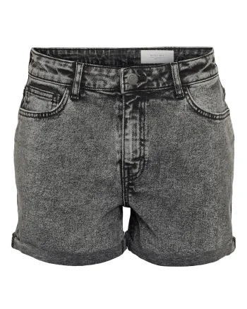 Pantaloni scurti din denim dama  27033697, Bumbac organic/Bumbac, Gri, Gri