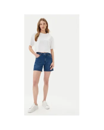 Pantaloni scurti din denim dama  112366267, Bumbac/Elastan, Albastru, Albastru