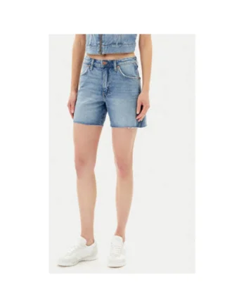 Pantaloni scurti din denim dama  112362703, Bumbac/Elastan, Albastru, Albastru