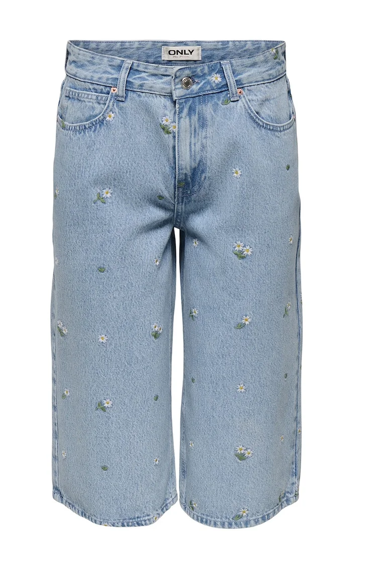 Pantaloni scurti din denim dama  15349519, Bumbac, Albastru, Albastru